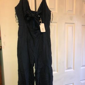 Navy jumpsuit size large